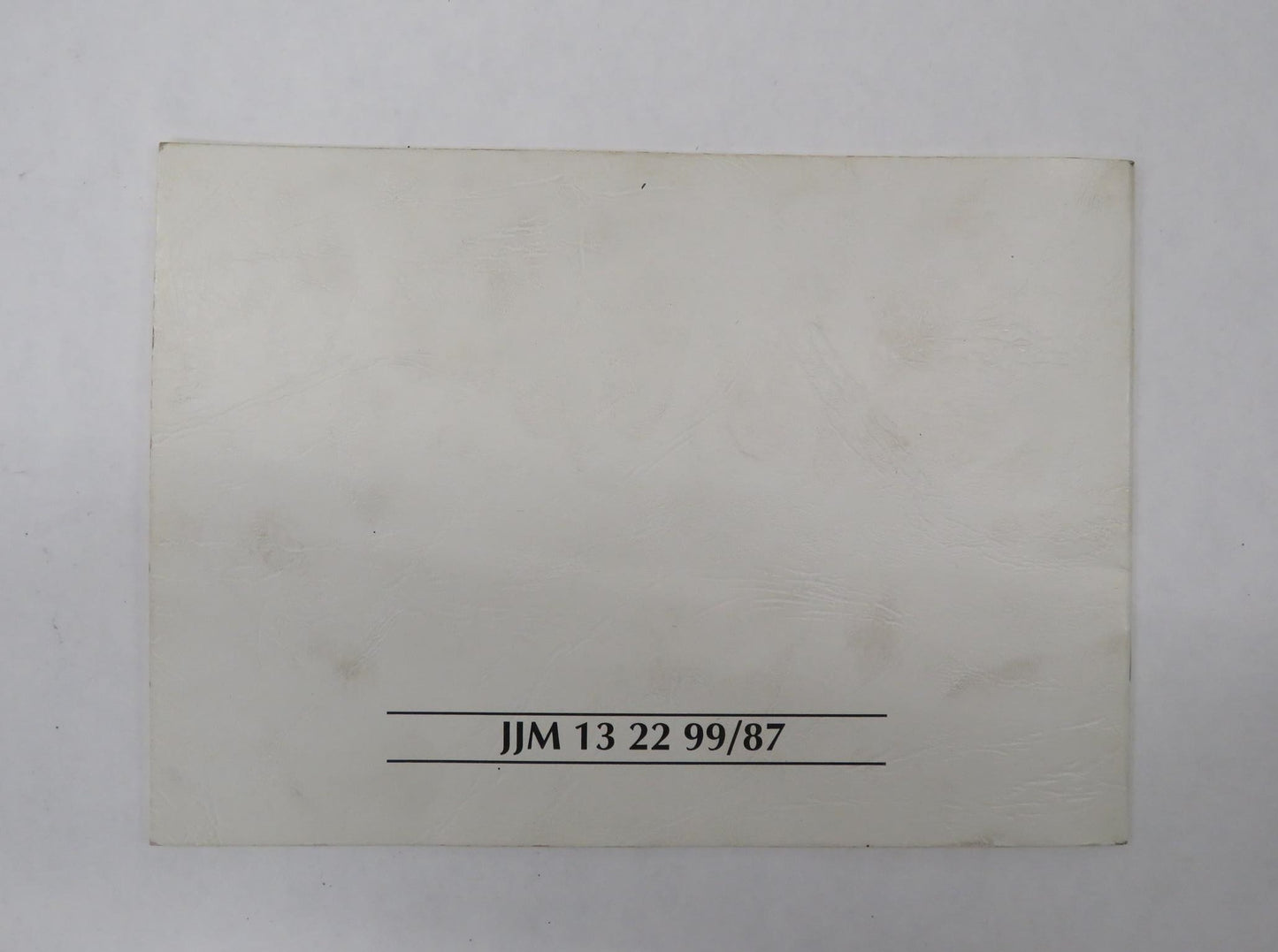 Jaguar X100 Series XK8 Bedienungsanleitung Sicherheitssystem JJM132299/87