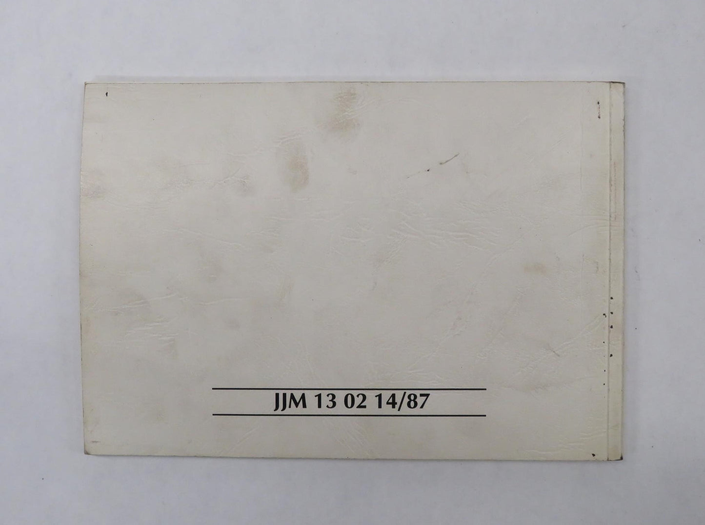 Jaguar X100 Series XK8 Bedienungsanleitung User Manual JJM130214/87