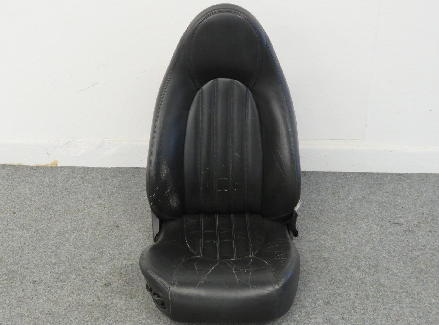 Jaguar X100 XKR XK8 Beifahrersitz Sitz vorn rechts LHD Leder Schwarz