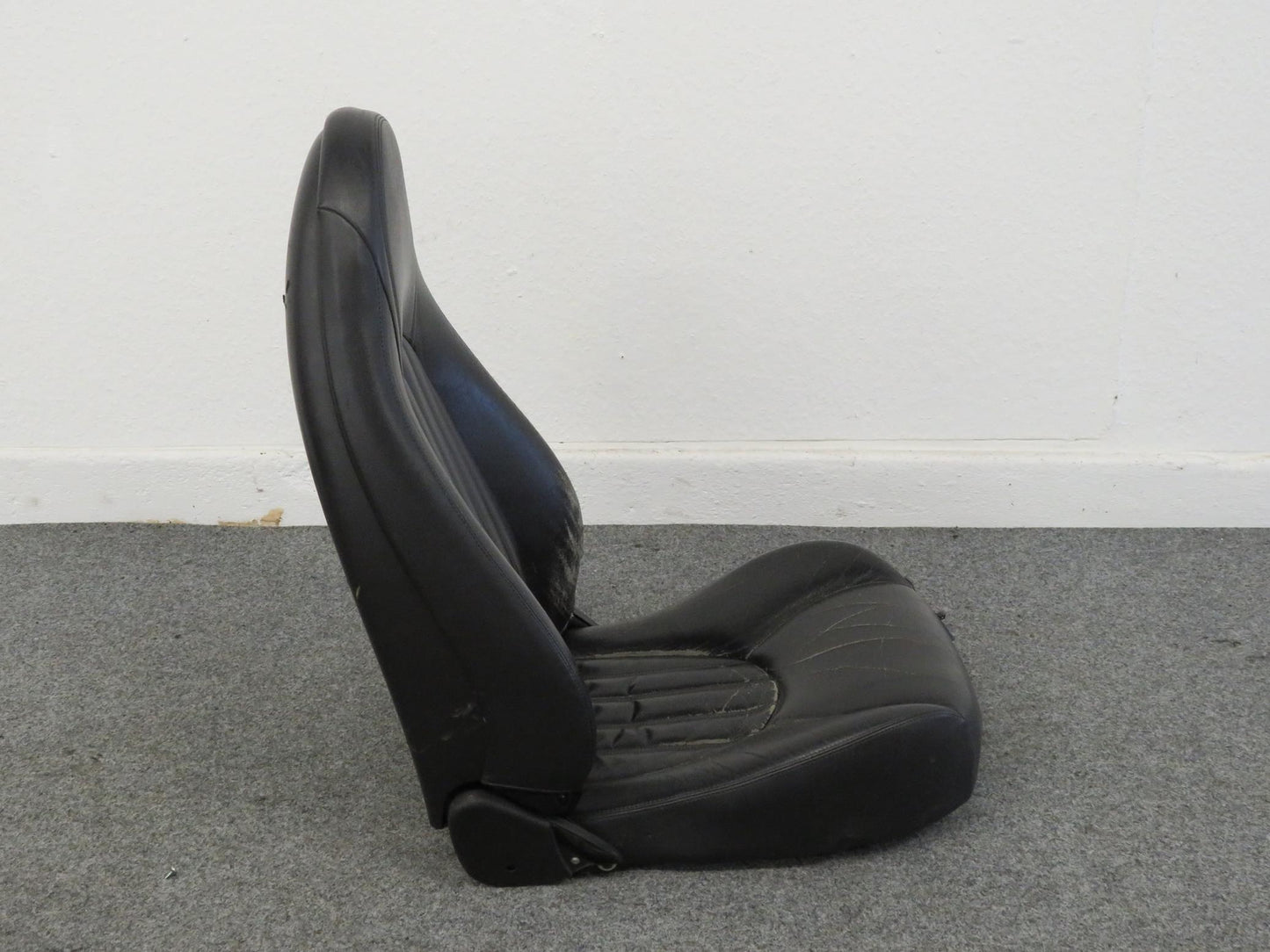 Jaguar X100 XKR XK8 Beifahrersitz Sitz vorn links LHD Leder Schwarz
