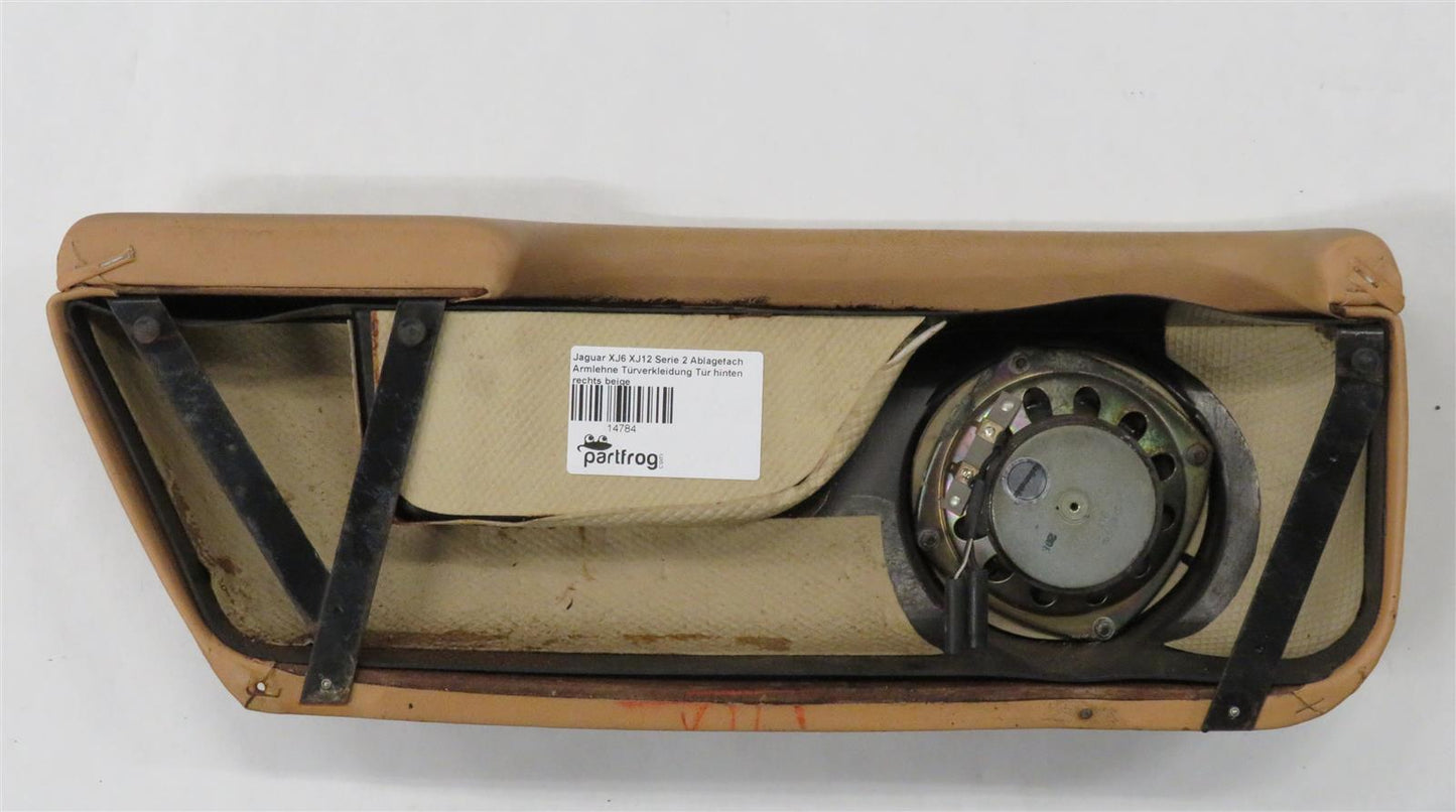 Jaguar XJ6 XJ12 Serie 2 Ablagefach Armlehne Türverkleidung Tür hinten rechts beige