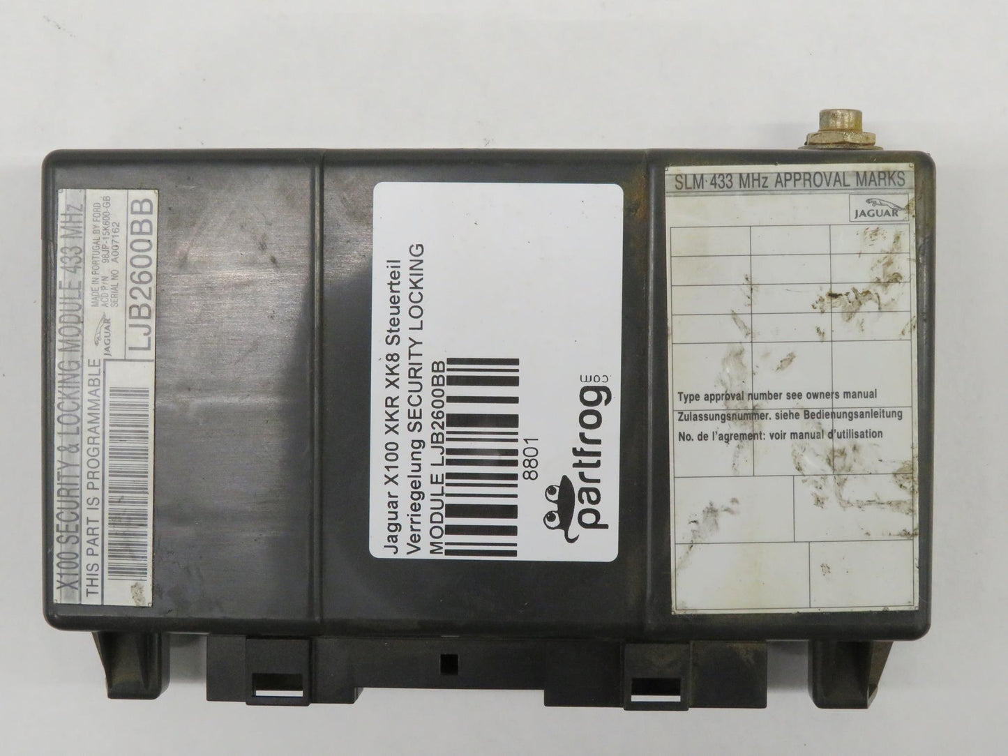 Jaguar X100 XKR XK8 Steuerteil Verriegelung SECURITY LOCKING MODULE LJB2600BB